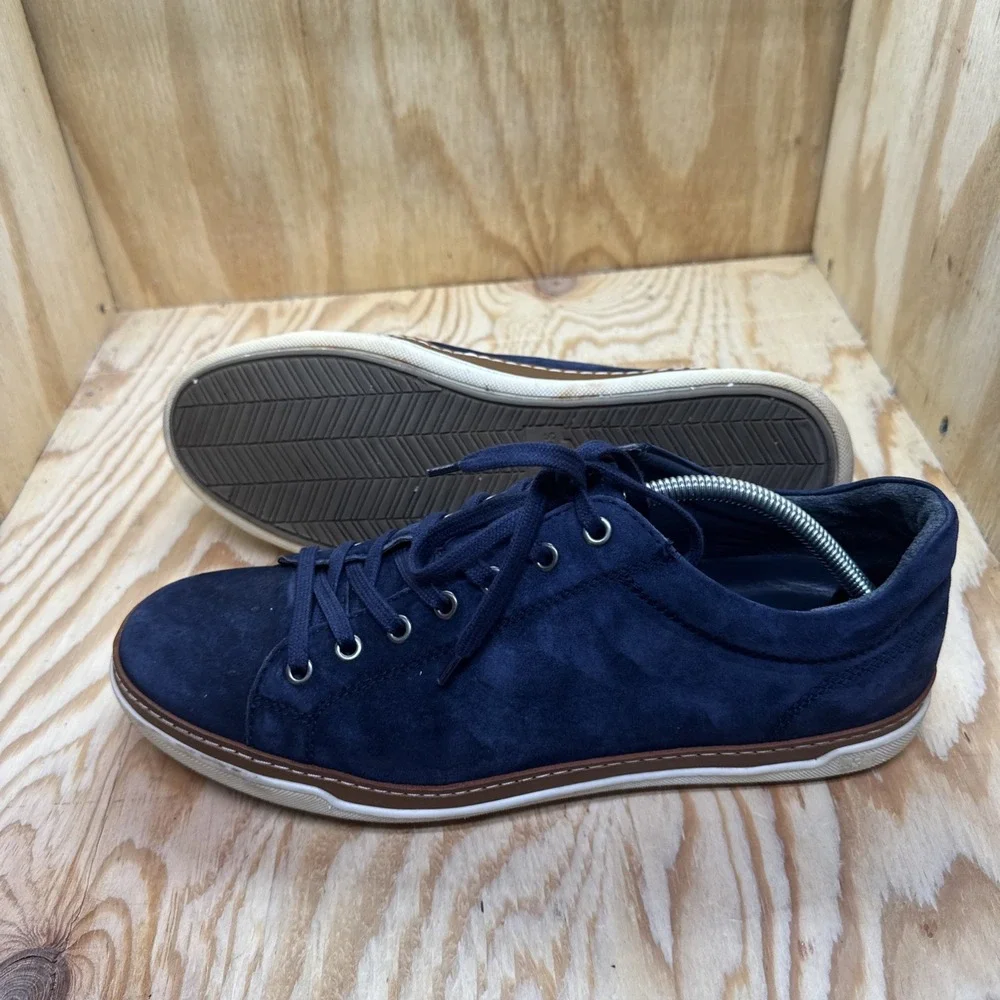 Allen Edmonds‎ Blue Suede Shoes 40 | 7 Porter Sneakers Made in Portugal Casual